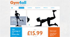 Desktop Screenshot of gym4all.com