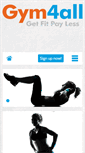 Mobile Screenshot of gym4all.com
